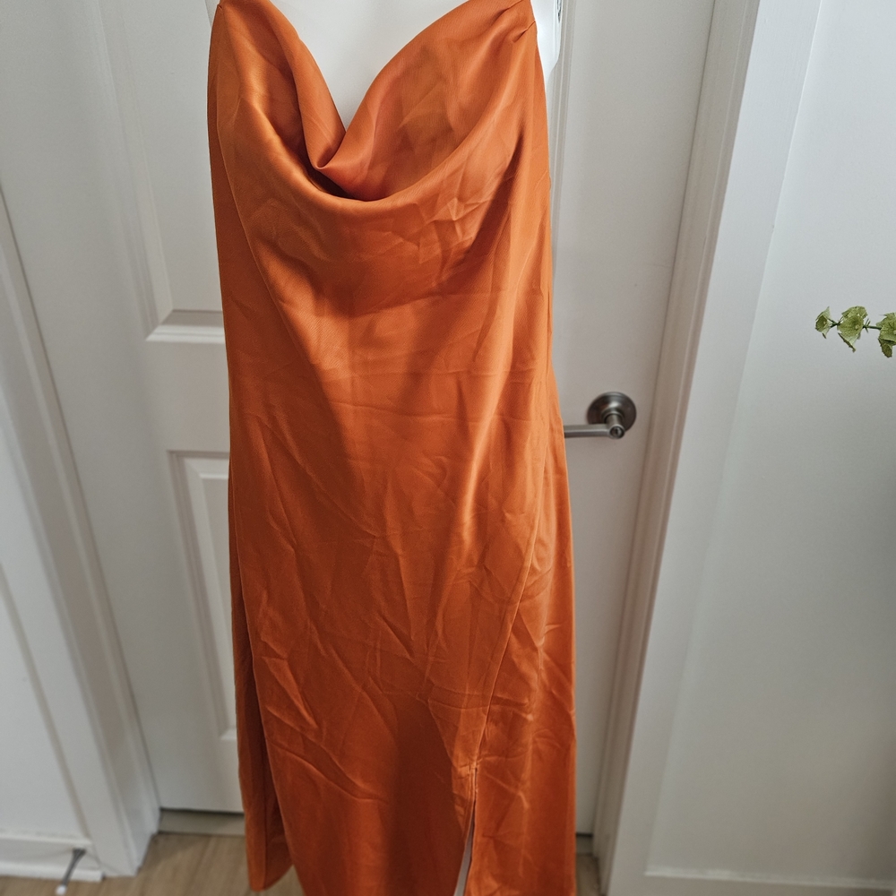 Banana Republic Orange Maxi Dress